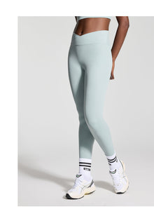 V-Cut Scrunch Leggings | Mist