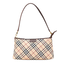 Burberry | Pre-Owned Nova Check Canvas Shoulder Bag | Brown/Beige