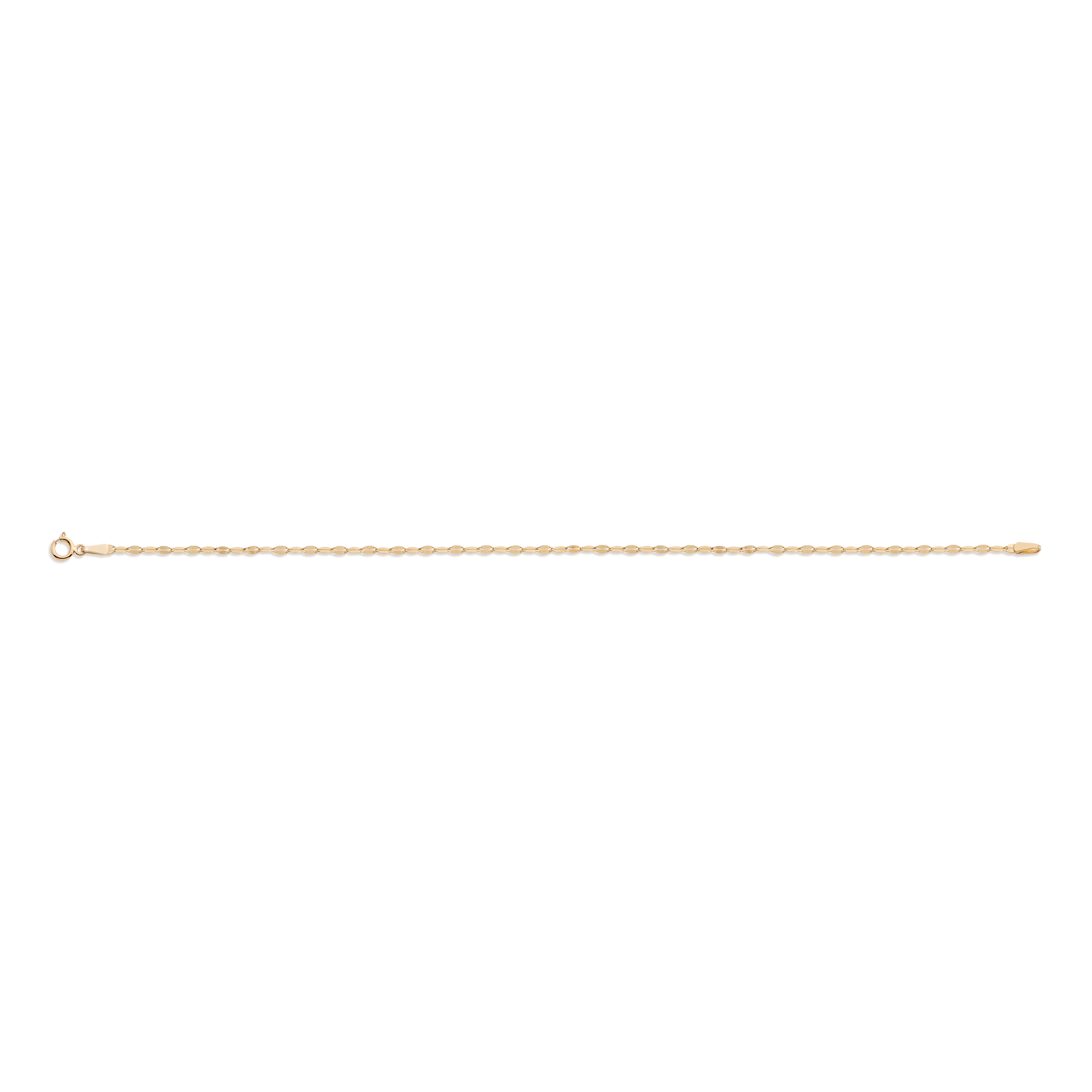 Valentino Chain Bracelet Vermeil 14k Yellow Gold 6in 6.5in 7in 7.5in