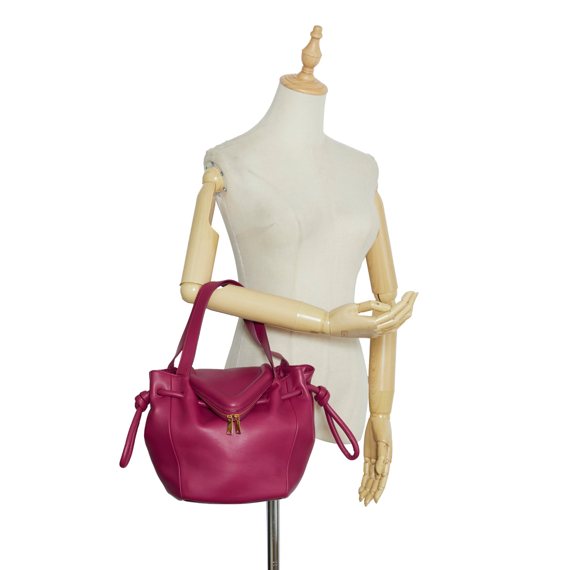 Bottega Veneta | Pre-Owned Beak Handbag | Pink