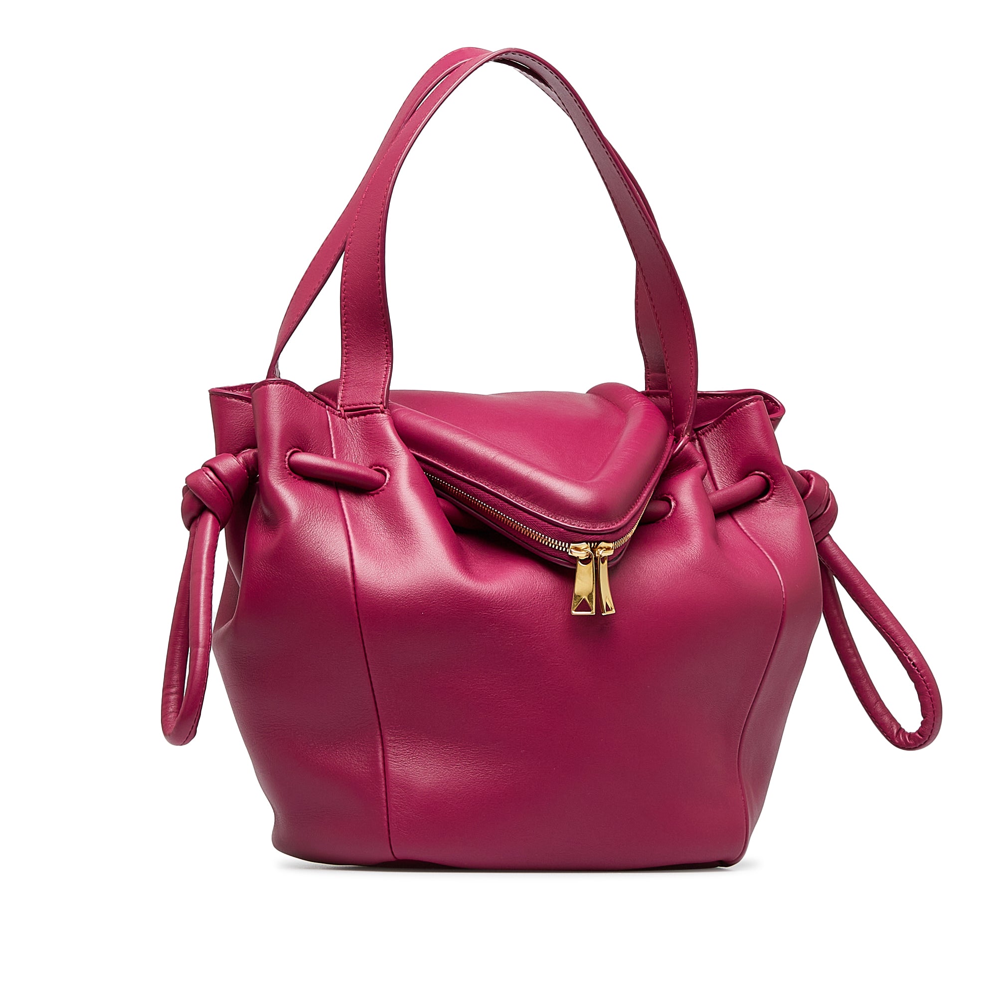 Bottega Veneta | Pre-Owned Beak Handbag | Pink