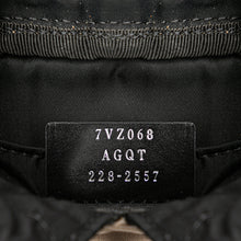 Fendi | Pre-Owned Mini Fendiness Nylon Convertible Backpack | Brown/Taupe