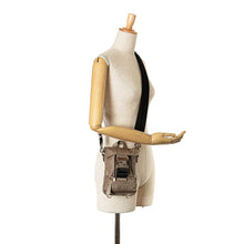 Fendi | Pre-Owned Mini Fendiness Nylon Convertible Backpack | Brown/Taupe