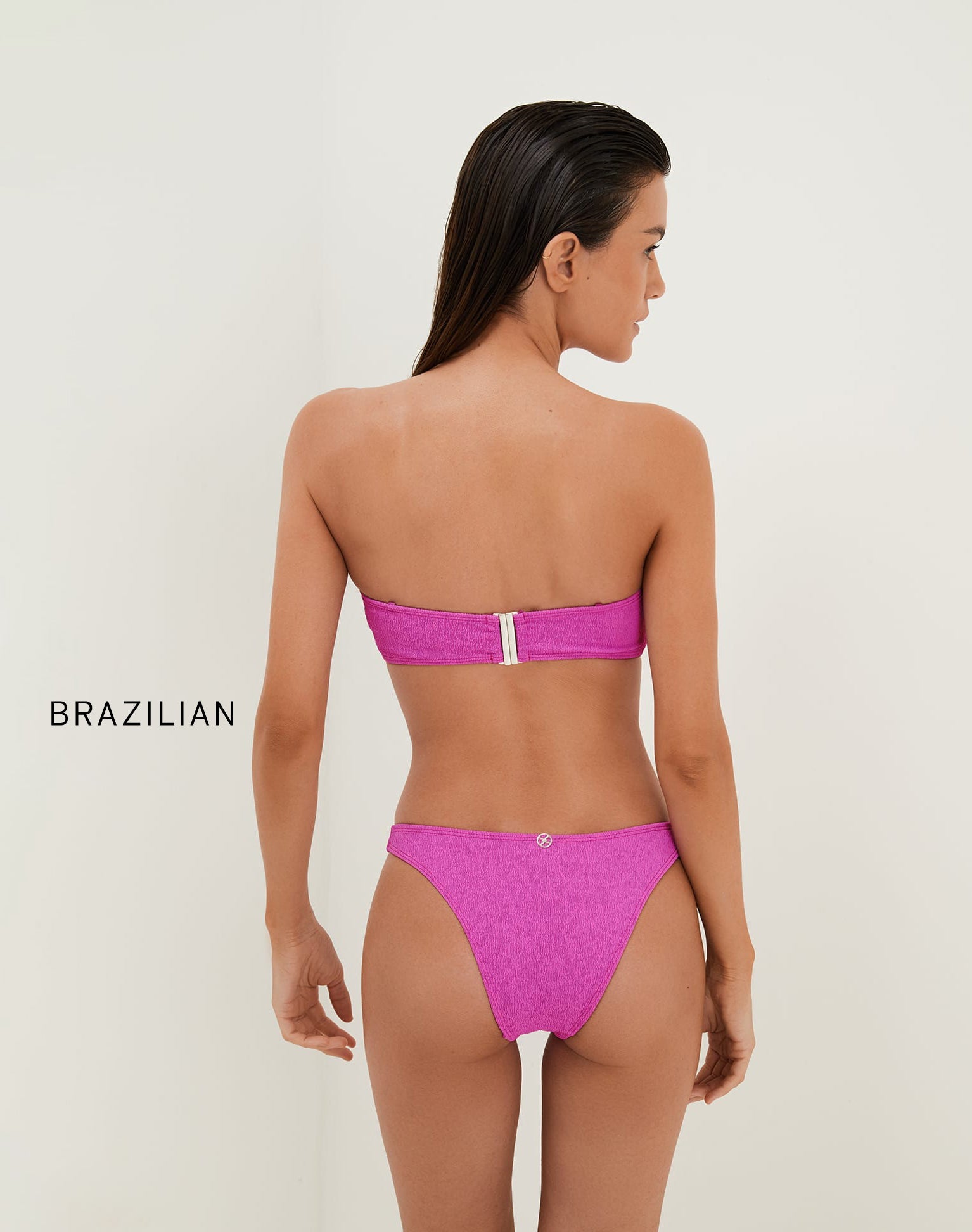 Firenze Jill Bandeau Top - French Rose S