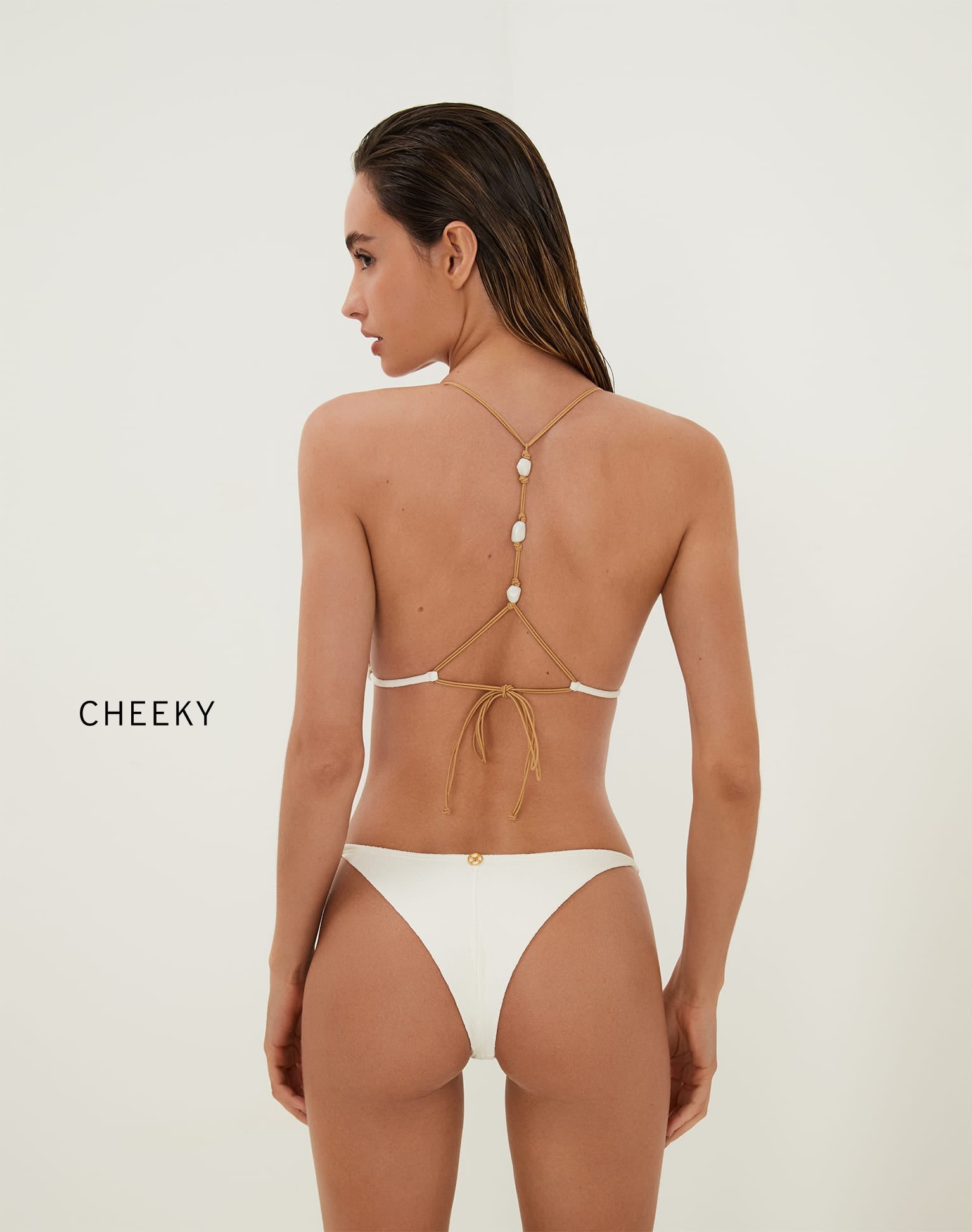 Firenze Ney Bottom - White Cheeky / XS