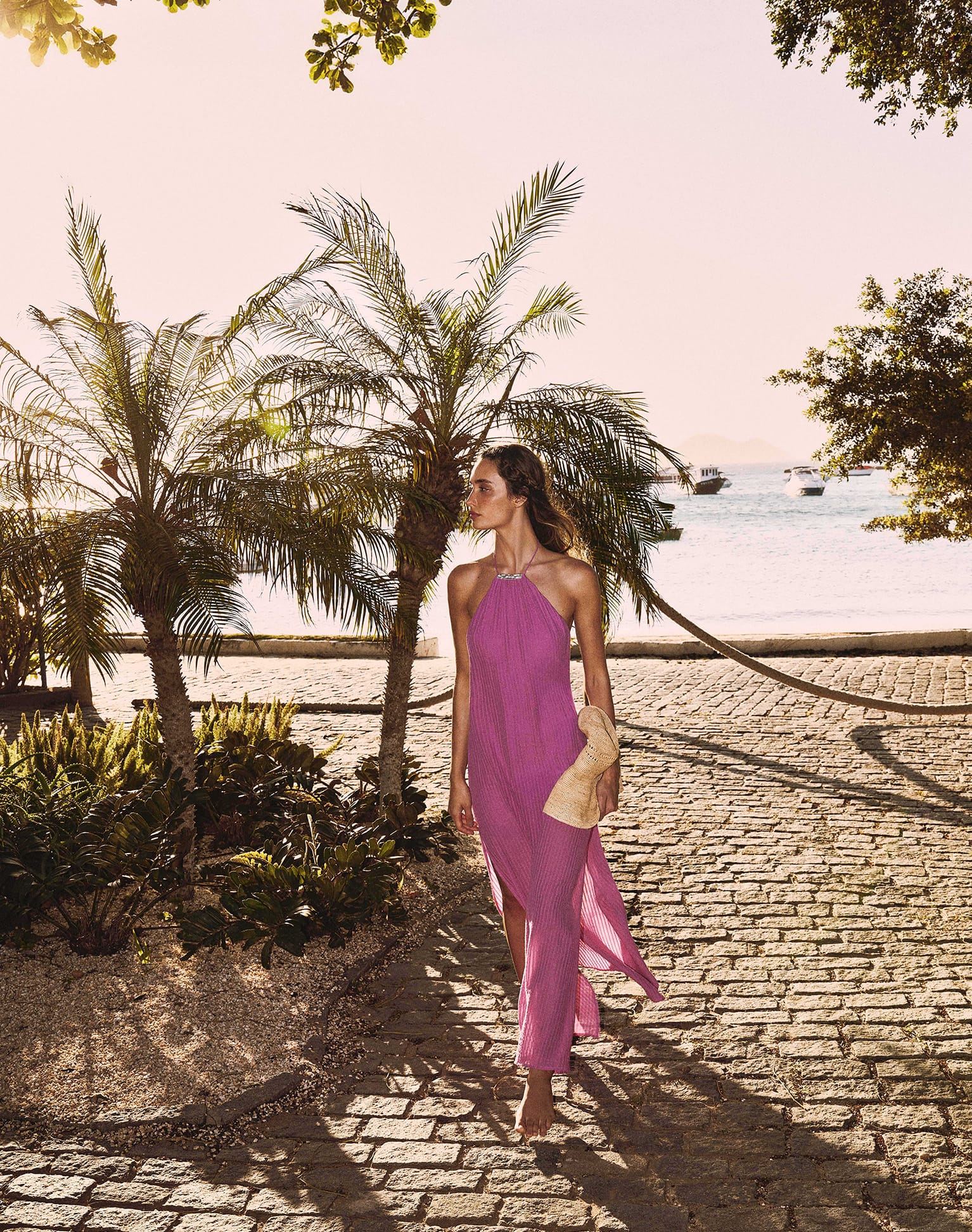 Lily Long Dress - French Rose XS