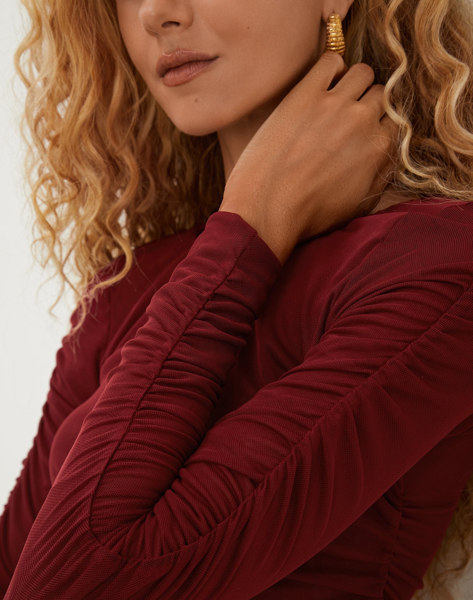 Mira Long Sleeve Top - Ponche XS