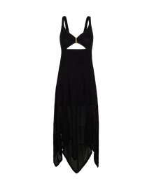 Sabine Handkerchief Dress - Black XS