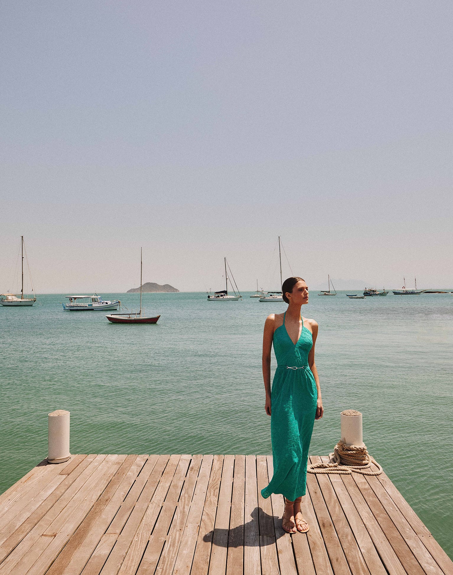 Marina Long Dress - Yacht XS