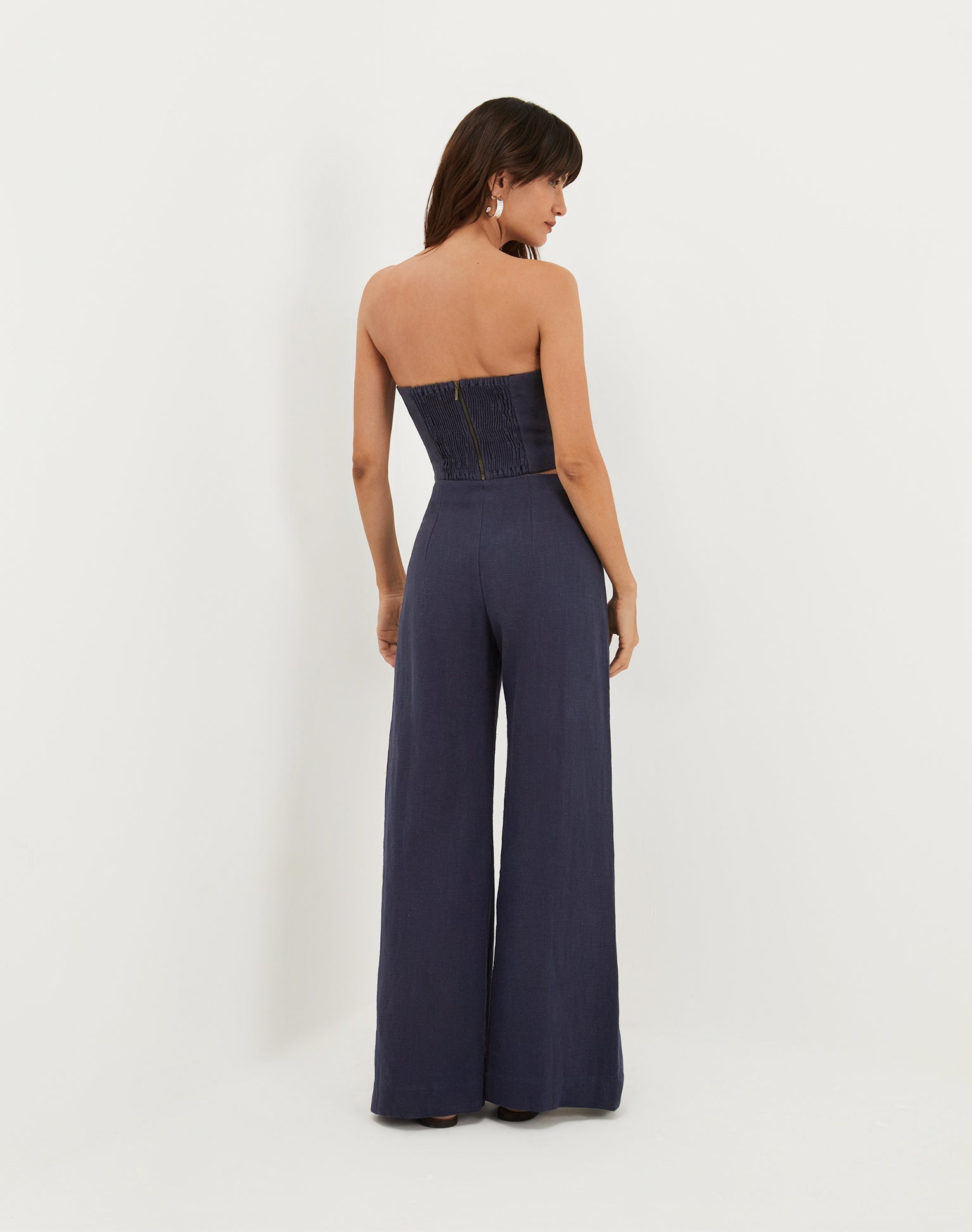Louise Cropped Top - Sailboat XS