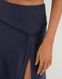 Beatrice Midi Skirt - Sailboat XS