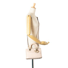 Dior | Pre-Owned Mini Leather Diorissimo Satchel | Pink/Light Pink