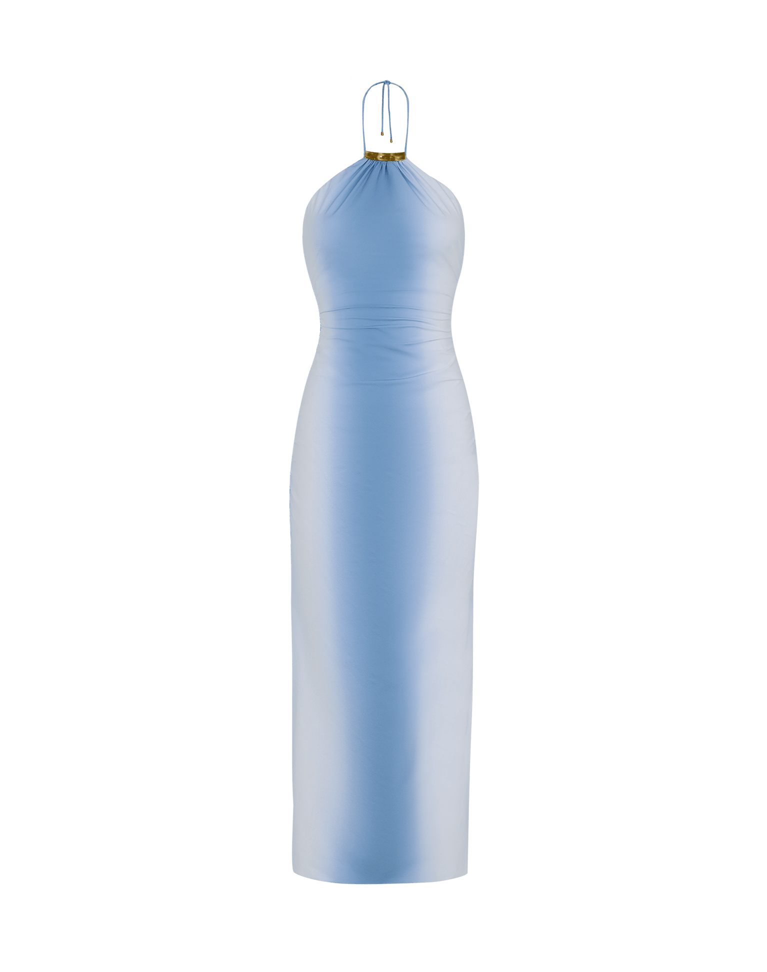 Dayton Halter Midi Dress - Blue Moon XS