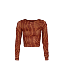 Mira Long Sleeve Top - Sundown XS
