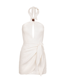 Luna Short Dress | Off White