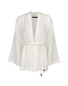 Luna Short Kimono | Off White