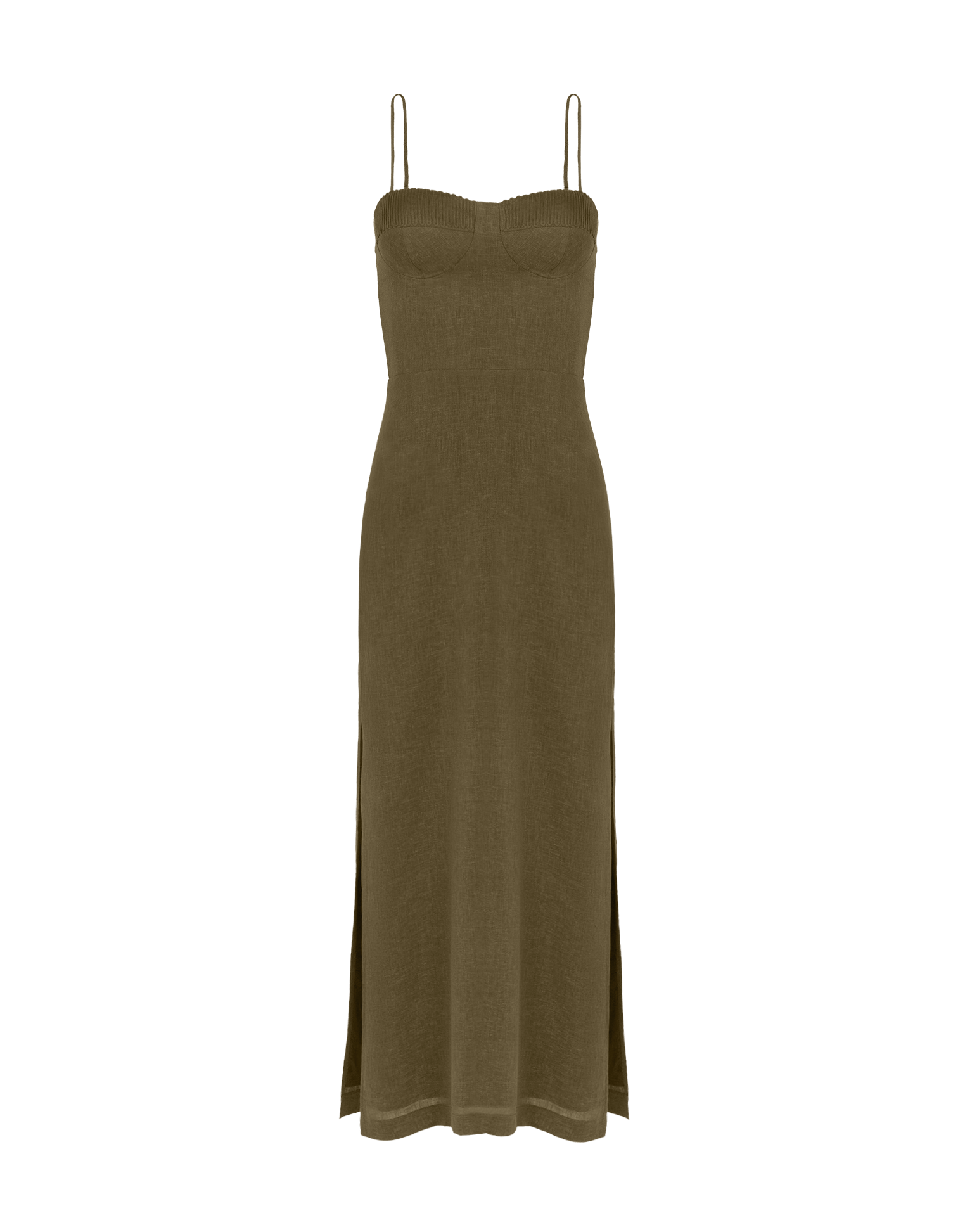 Mallorca Midi Dress | Evergreen