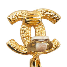 Chanel | Pre-Owned CC Drop Earrings | Gold