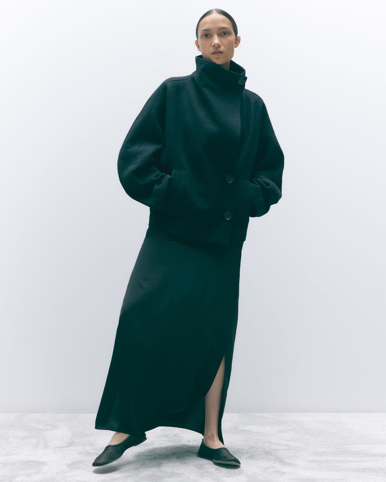 Charlotte | Augusta Tiered Maxi Skirt in Size Extra Small