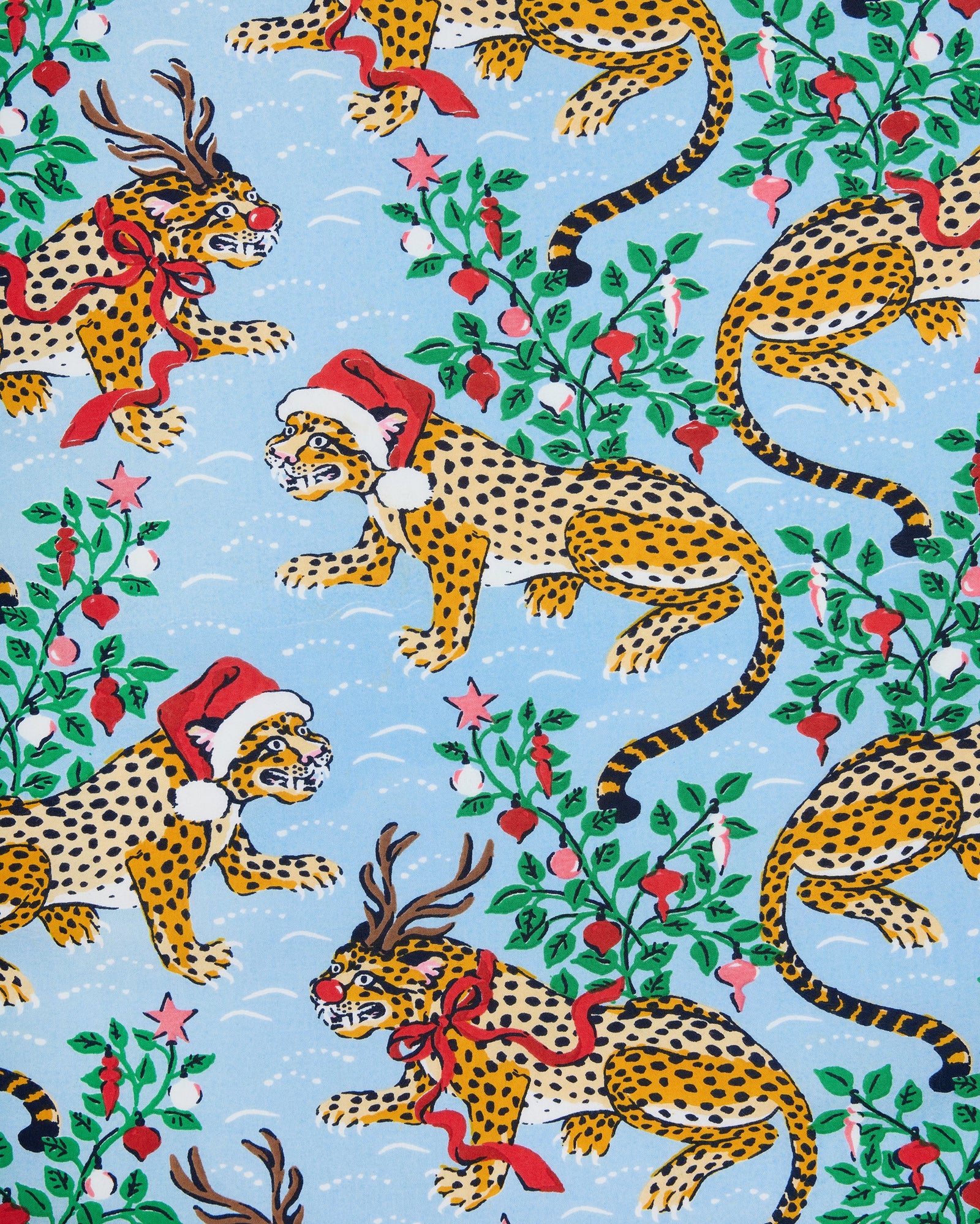 Very Merry Bagheera - Bradshaw Boxer - Pale Blue - Printfresh