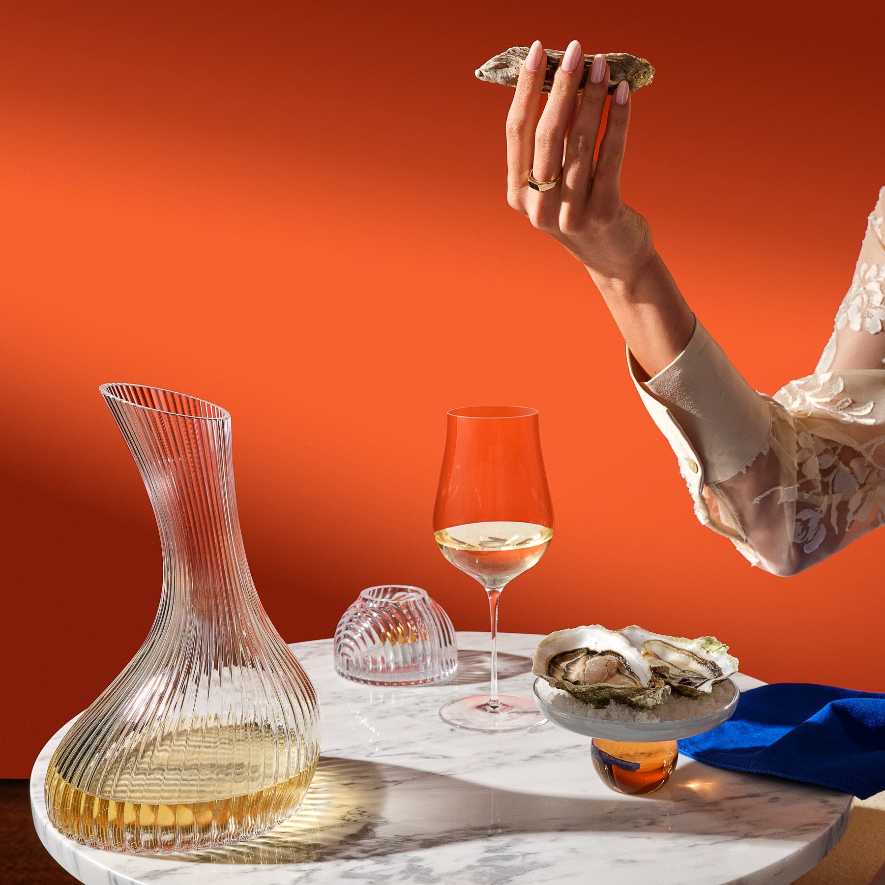 Ghost Zero Tulip White Wine Glass | Clear Crystal