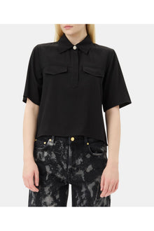 Viscose Twill Shirt | Black