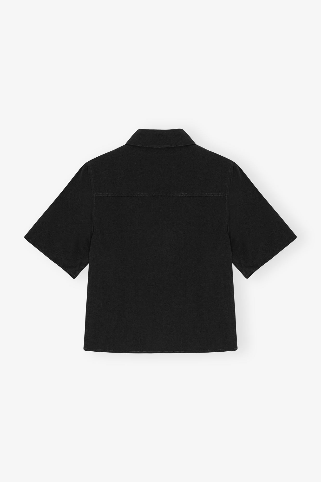 Viscose Twill Shirt | Black