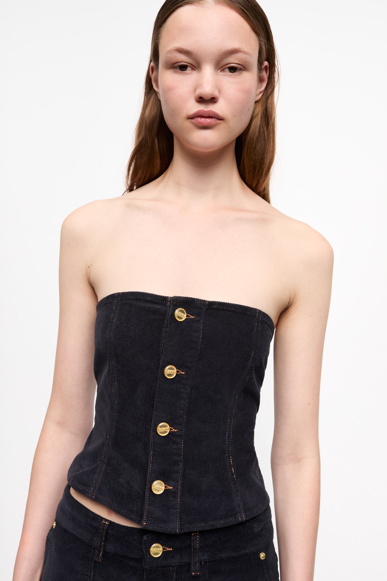 Washed Corduroy Top | Sky Captain