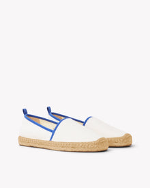 Women's Original Espadrille | Terry | White - French Blue - Women's Espadrilles - White - French Blue - Soludos - 