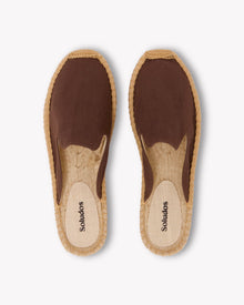 Women's Dali Mule Espadrille | Iberia Brown - Women's Espadrilles - Iberia Brown - Soludos - 