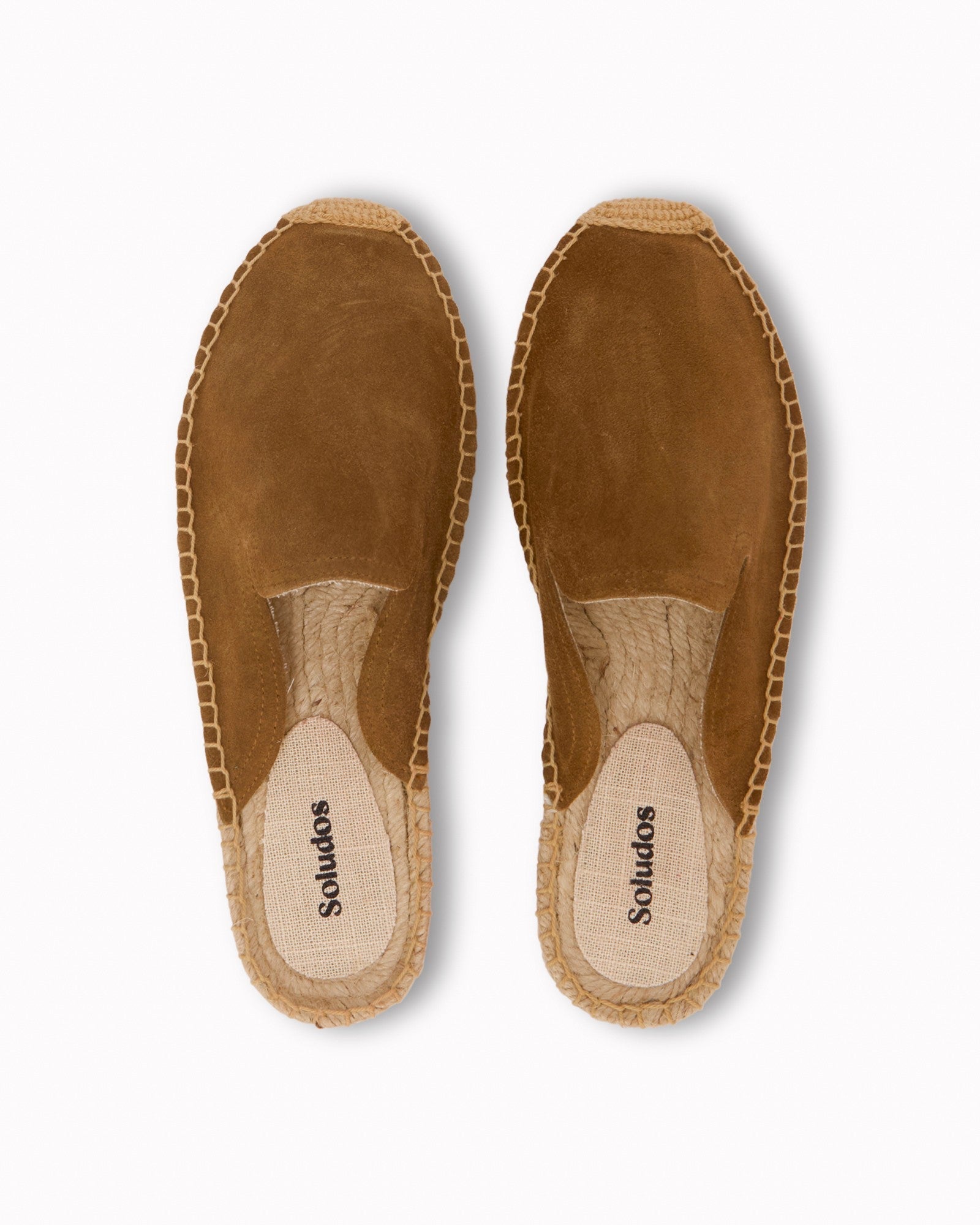 Women's Smoking Mule Espadrille | Suede | Miel Brown - Women's Espadrilles - Miel Brown - Soludos - 