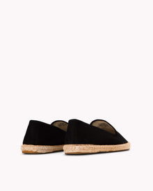 The Smoking Slipper - Tonal Piping - Tonal Black - Women's - Women's Espadrilles - Tonal Black - Soludos - 