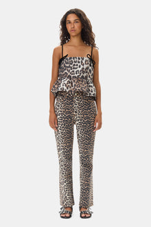 3D Jacquard Top | Leopard