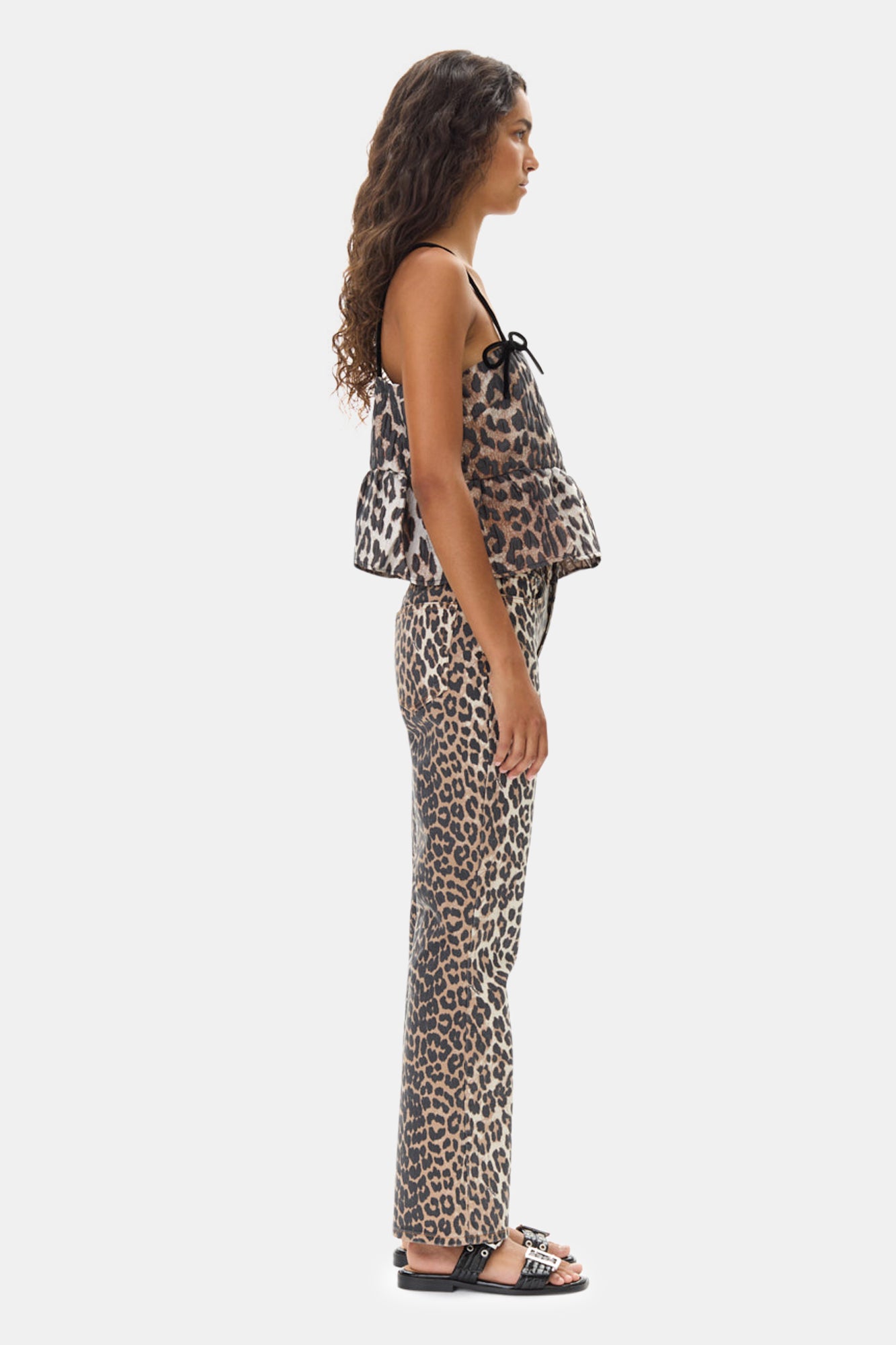 3D Jacquard Top | Leopard