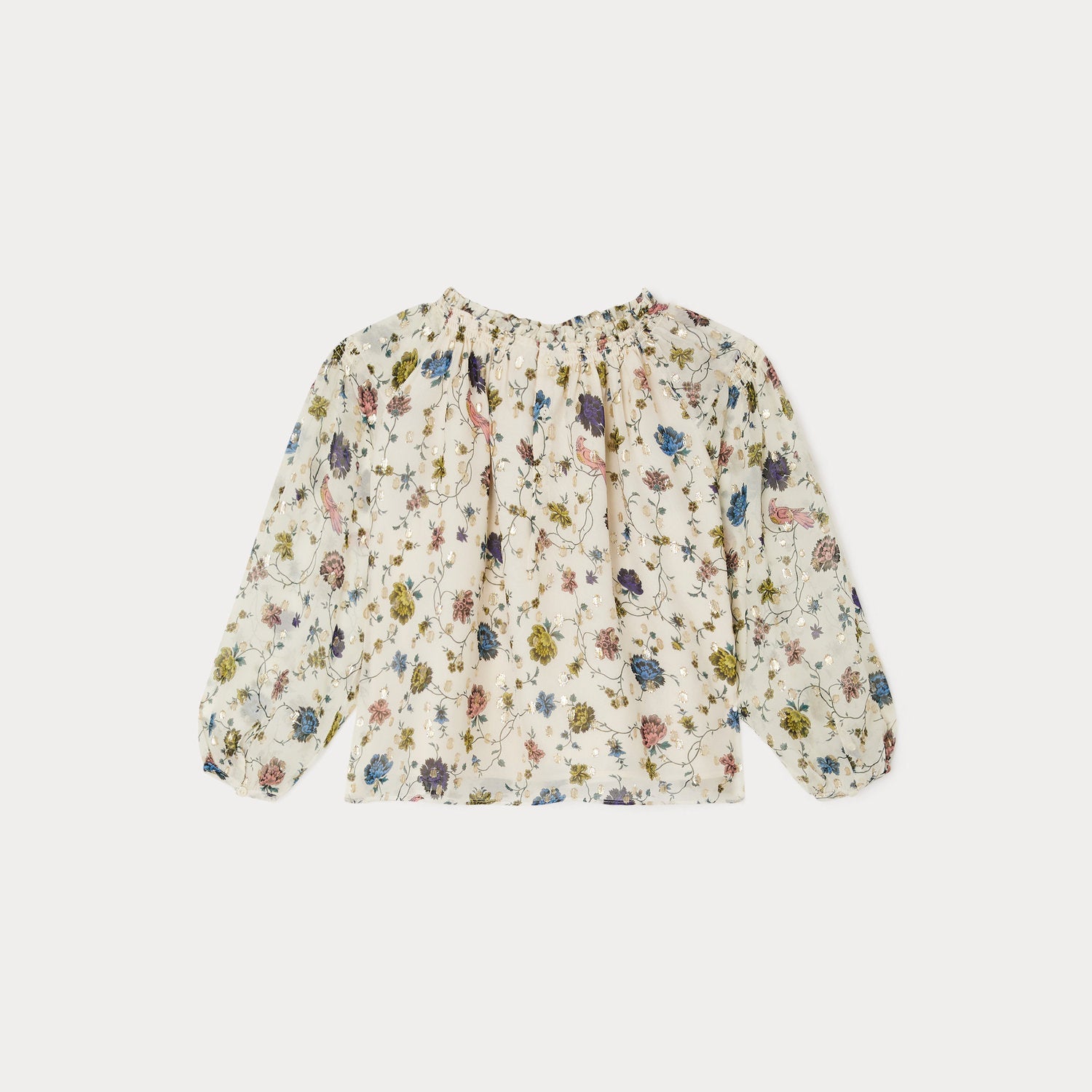 Girl | Brenda Blouse | Ecru Flowers