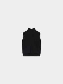 Girl | Bouchra Sweater Vest | Medium Heathered Gray