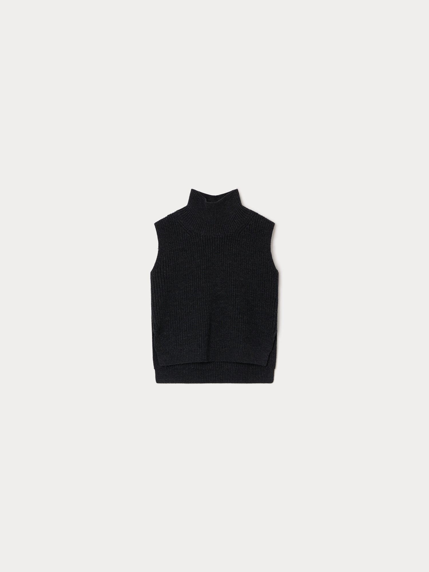 Girl | Bouchra Sweater Vest | Medium Heathered Gray