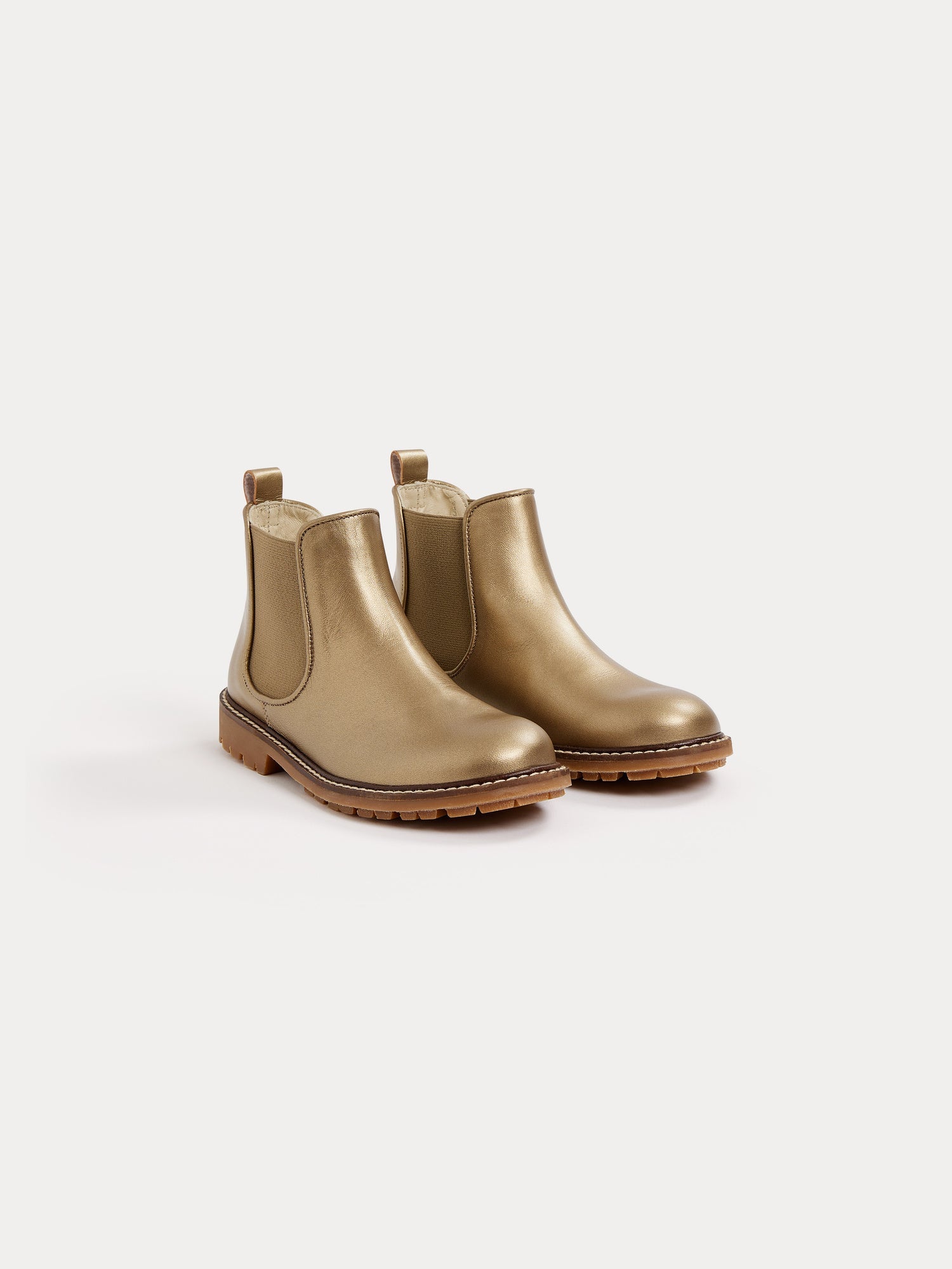 Girl | Mathis Elastic Ankle Boots | Bronze