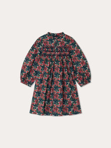Girl | Tamsin Smocked Dress | Fuchsia Pink