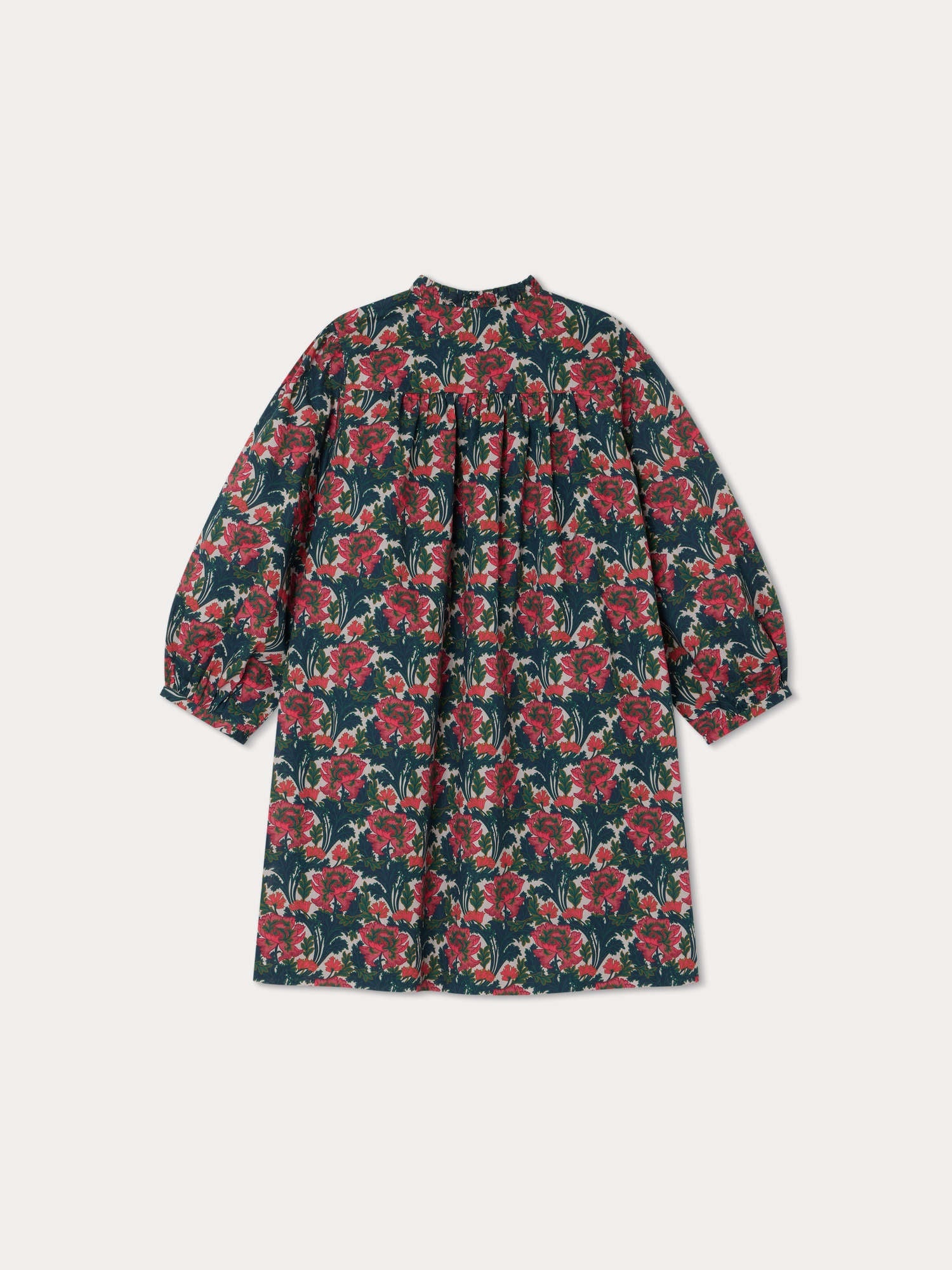 Girl | Tamsin Smocked Dress | Fuchsia Pink