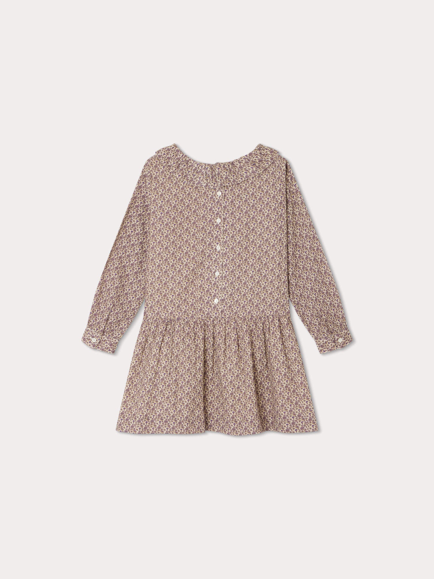 Girl | Mariela Dress | Taupe Flowers