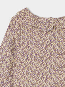 Girl | Mariela Dress | Taupe Flowers