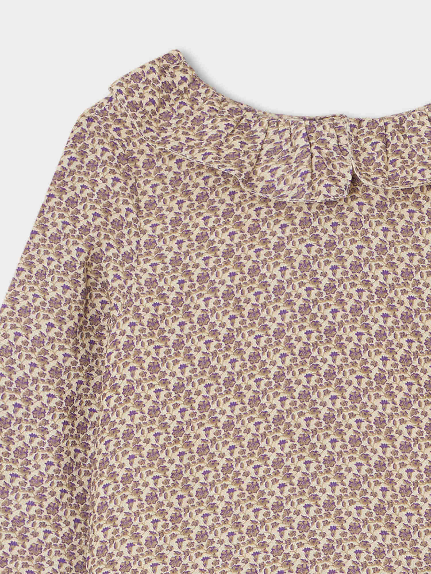 Girl | Mariela Dress | Taupe Flowers