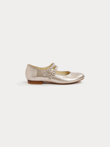 Girl | Tam Mary Jane Shoes | Golden White