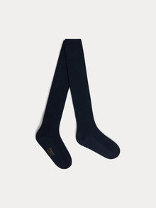 Girl | Collant Thomina A Cote | Bleu
