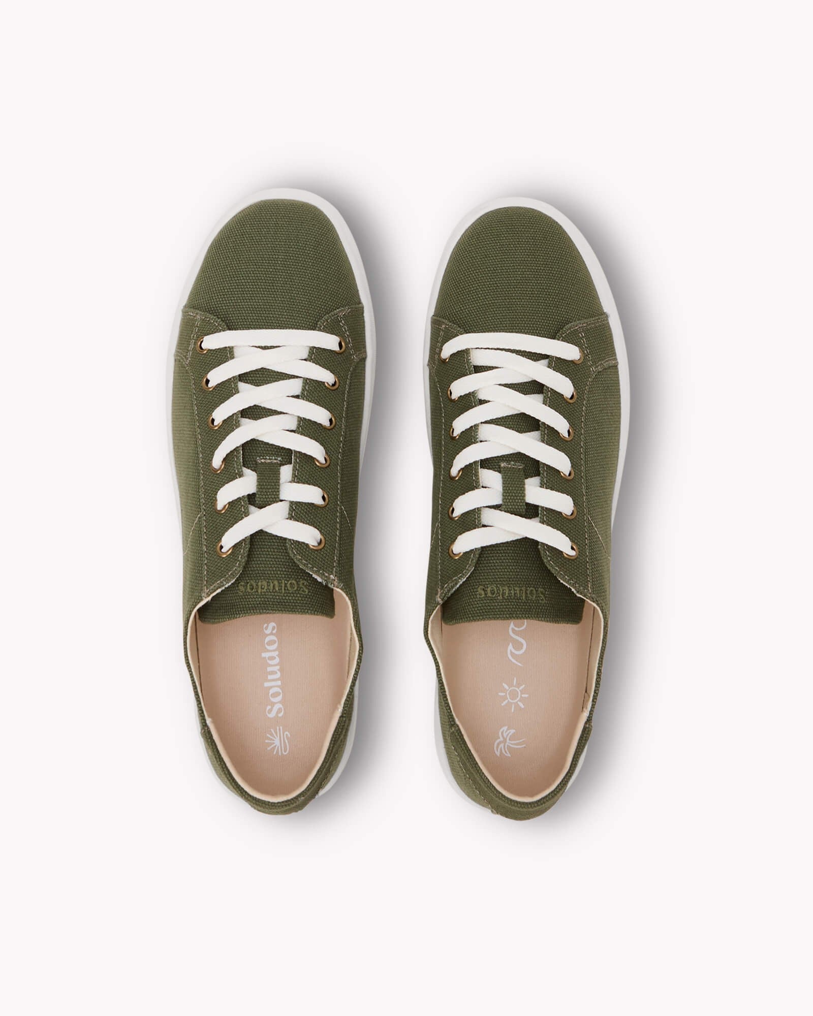 Womens | Ibiza Canvas Sneaker | Oliva Green