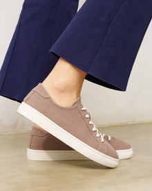 Womens | Ibiza Canvas Sneaker | Cafe Taupe