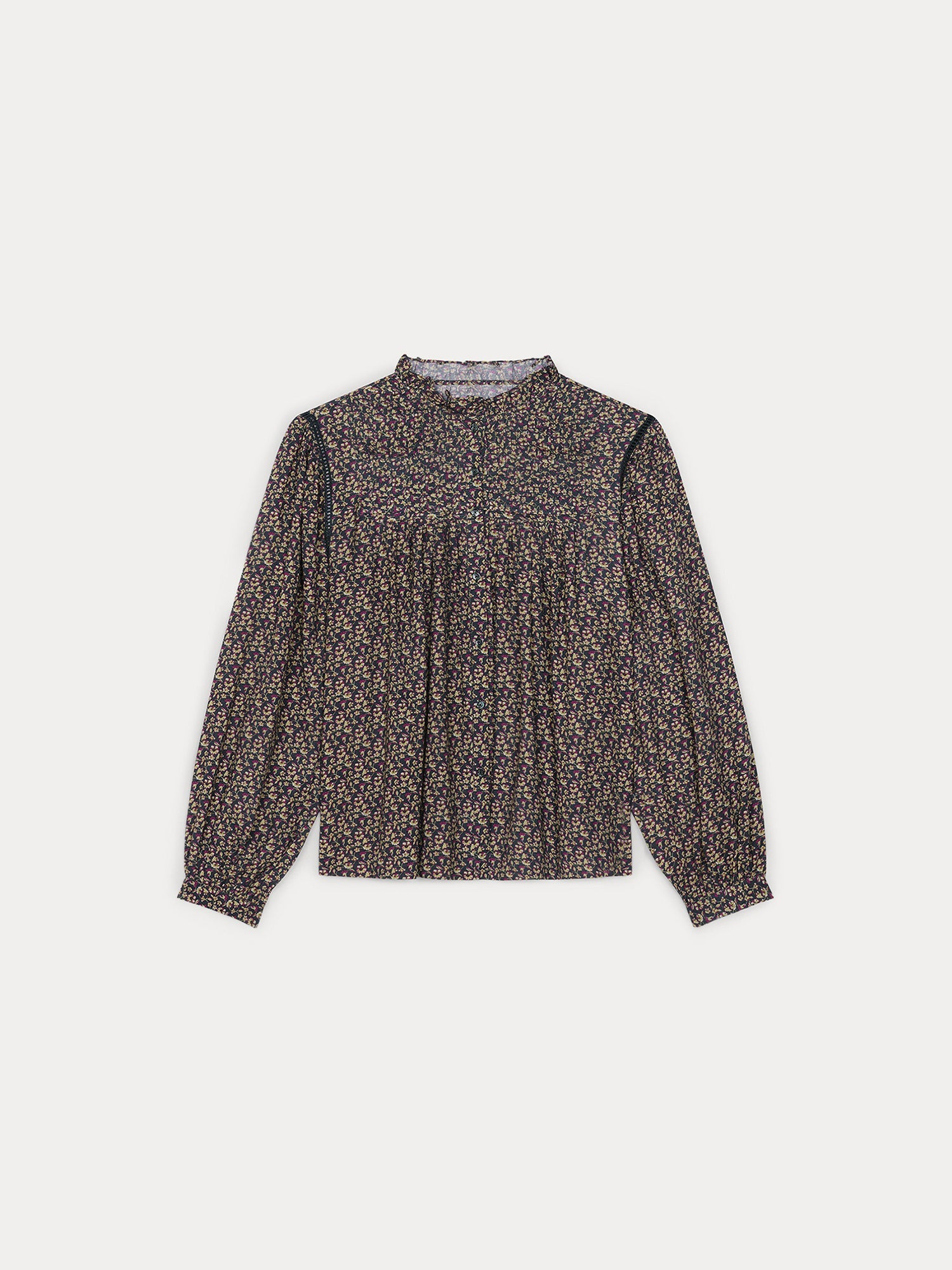 Women | Madison Shirt | Petrole Flowers