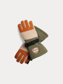Boy | Didi Dark Brown Ski Gloves | Chestnut