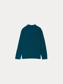 Boy | Darius Dark Green Wool Sweater | Emerald Green